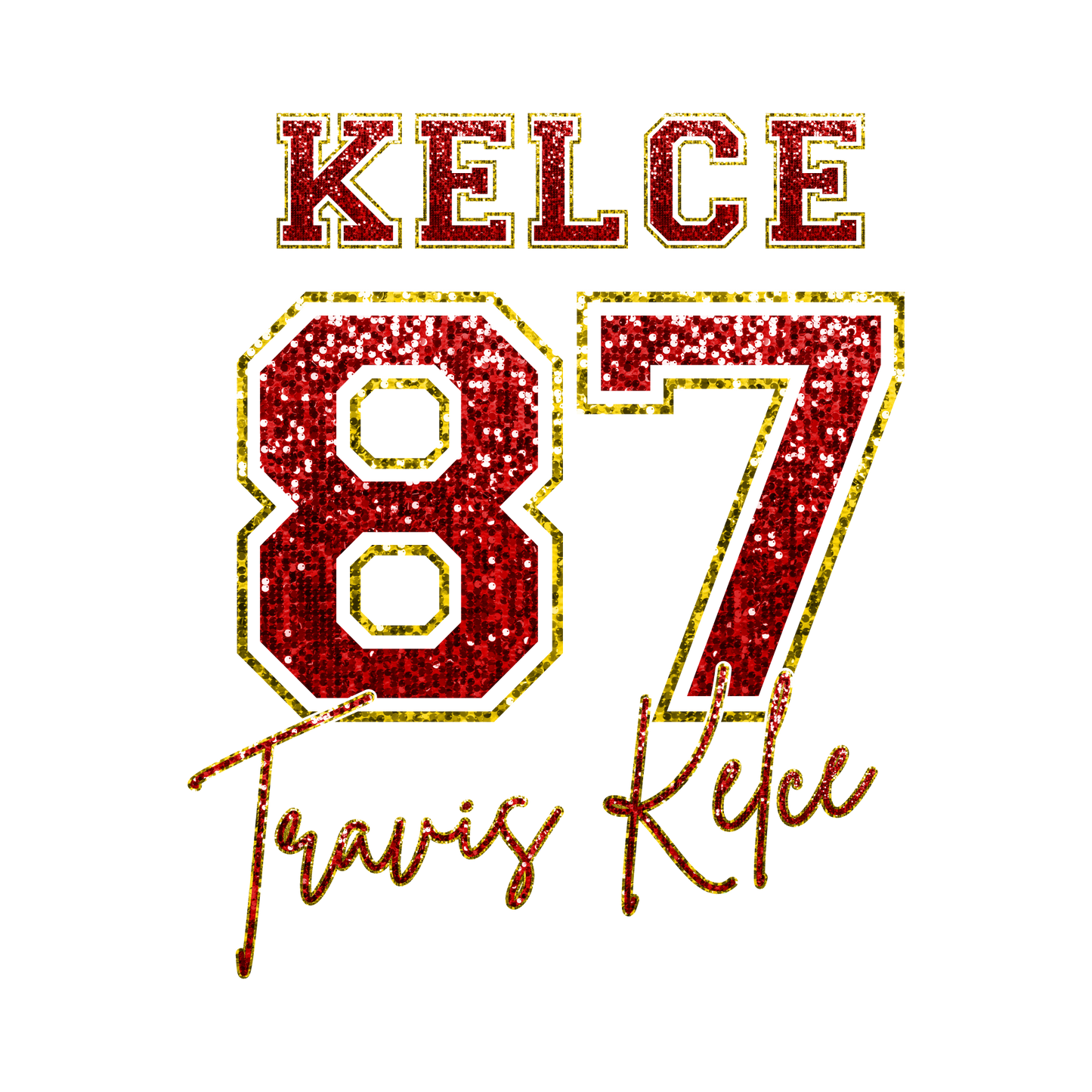 Glitter Kelce 87