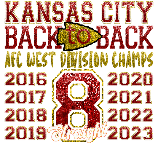 KC Back-to-Back AFC West Divisional Champs